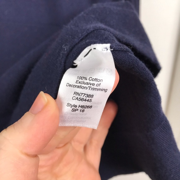 J.Crew Factory navy pineapple sweater long sleeve - Picture 6 of 8